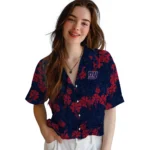 New York Giants Hawaiian Shirt – 50th State Flower