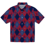 New York Giants Hawaiian Shirt – Golfing Plaid