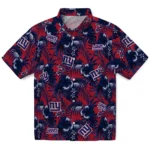 New York Giants Hawaiian Shirt – Hibiscus Exotic