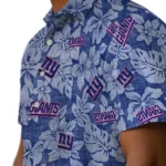 New York Giants Hawaiian Shirt – Hibiscus Oasis