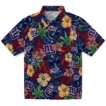 New York Giants Hawaiian Shirt – Hibiscus Tiki Jungle