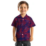 New York Giants Hawaiian Shirt – Monstera Layer