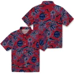 New York Giants Hawaiian Shirt – Palm Sunset