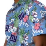 New York Giants Hawaiian Shirt – Pineapple Bouquet