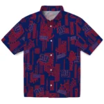 New York Giants Hawaiian Shirt – Turtle Lines