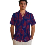 New York Giants Hawaiian Shirt – Turtle Lines