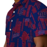 New York Giants Hawaiian Shirt – Turtle Lines