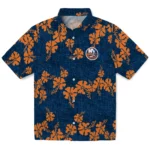 New York Islanders Hawaiian Shirt – 50th State Flower