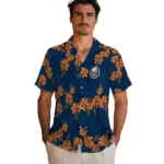 New York Islanders Hawaiian Shirt – 50th State Flower