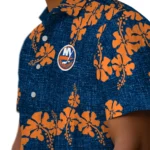 New York Islanders Hawaiian Shirt – 50th State Flower