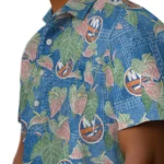 New York Islanders Hawaiian Shirt – Anthurium Overlay