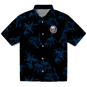 new york islanders bamboo branches blue black hawaiian shirts best selling