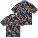 New York Islanders Hawaiian Shirt – Hibiscus Exotic