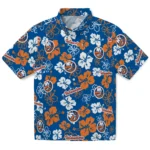 New York Islanders Hawaiian Shirt – Hibiscus Flower Design