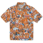 New York Islanders Hawaiian Shirt – Hibiscus Overlay