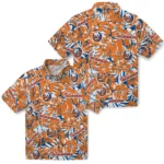 New York Islanders Hawaiian Shirt – Hibiscus Overlay