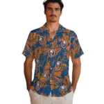 New York Islanders Hawaiian Shirt – Monstera Layer