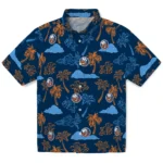 New York Islanders Hawaiian Shirt – Palm And Clouds