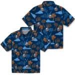 New York Islanders Hawaiian Shirt – Palm And Clouds
