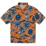 New York Islanders Hawaiian Shirt – Palm Sunset