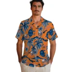 New York Islanders Hawaiian Shirt – Palm Sunset