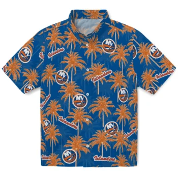 new york islanders palm grove blue hawaiian shirts best selling