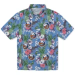 New York Islanders Hawaiian Shirt – Pineapple Bouquet