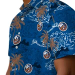 New York Islanders Hawaiian Shirt – Wave Palm