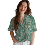New York Jets Hawaiian Shirt – Anthurium Overlay