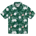 New York Jets Hawaiian Shirt – Flamingo and Hibiscus