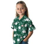 New York Jets Hawaiian Shirt – Flamingo and Hibiscus