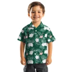 New York Jets Hawaiian Shirt – Flamingo and Hibiscus