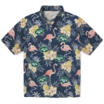 New York Jets Hawaiian Shirt – Flamingo Hibiscus