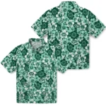 New York Jets Hawaiian Shirt – Hibiscus Blooms