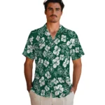 New York Jets Hawaiian Shirt – Hibiscus Flower Design