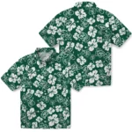 New York Jets Hawaiian Shirt – Hibiscus Flower Design