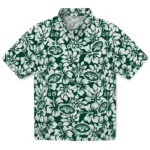 New York Jets Hawaiian Shirt – Hibiscus Motif