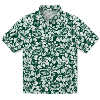 new york jets hibiscus motif green white hawaiian shirts best selling