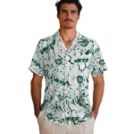 New York Jets Hawaiian Shirt – Hibiscus Overlay