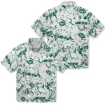 New York Jets Hawaiian Shirt – Hibiscus Overlay