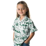 New York Jets Hawaiian Shirt – Hibiscus Overlay