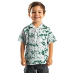 New York Jets Hawaiian Shirt – Hibiscus Overlay