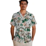 New York Jets Hawaiian Shirt – Hibiscus Seaside