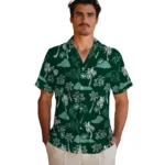 New York Jets Hawaiian Shirt – Palm And Clouds