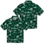 New York Jets Hawaiian Shirt – Palm And Clouds