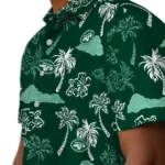 New York Jets Hawaiian Shirt – Palm And Clouds