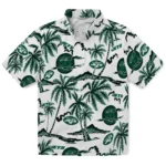 New York Jets Hawaiian Shirt – Palm Sunset