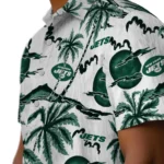 New York Jets Hawaiian Shirt – Palm Sunset