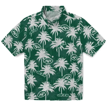 new york jets palm grove green hawaiian shirts best selling