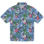 New York Jets Hawaiian Shirt – Pineapple Bouquet